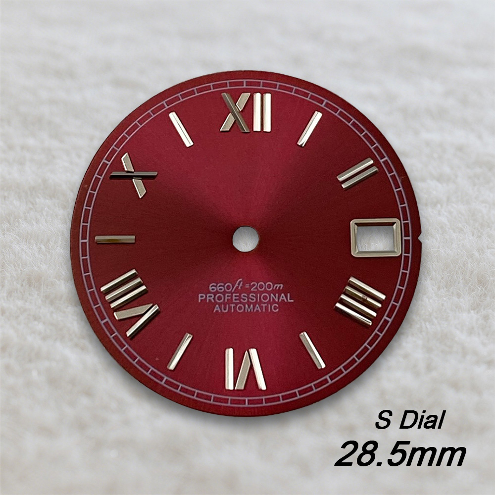 New 28.5mm S Logo Rome Sunburs - مراجعة Luxury Watch Face وسعره