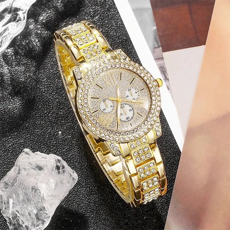 Women's Quartz Watch Gold Luxu - مراجعة Luxury Watch وسعره