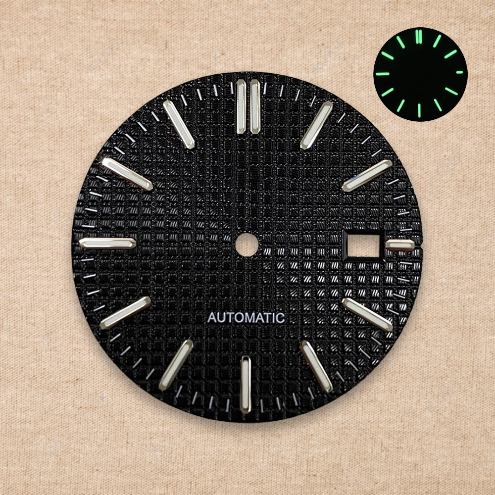 31.8mm S Logo Oak Dial Fit NH3 - مراجعة Luxury Watch Face وسعره
