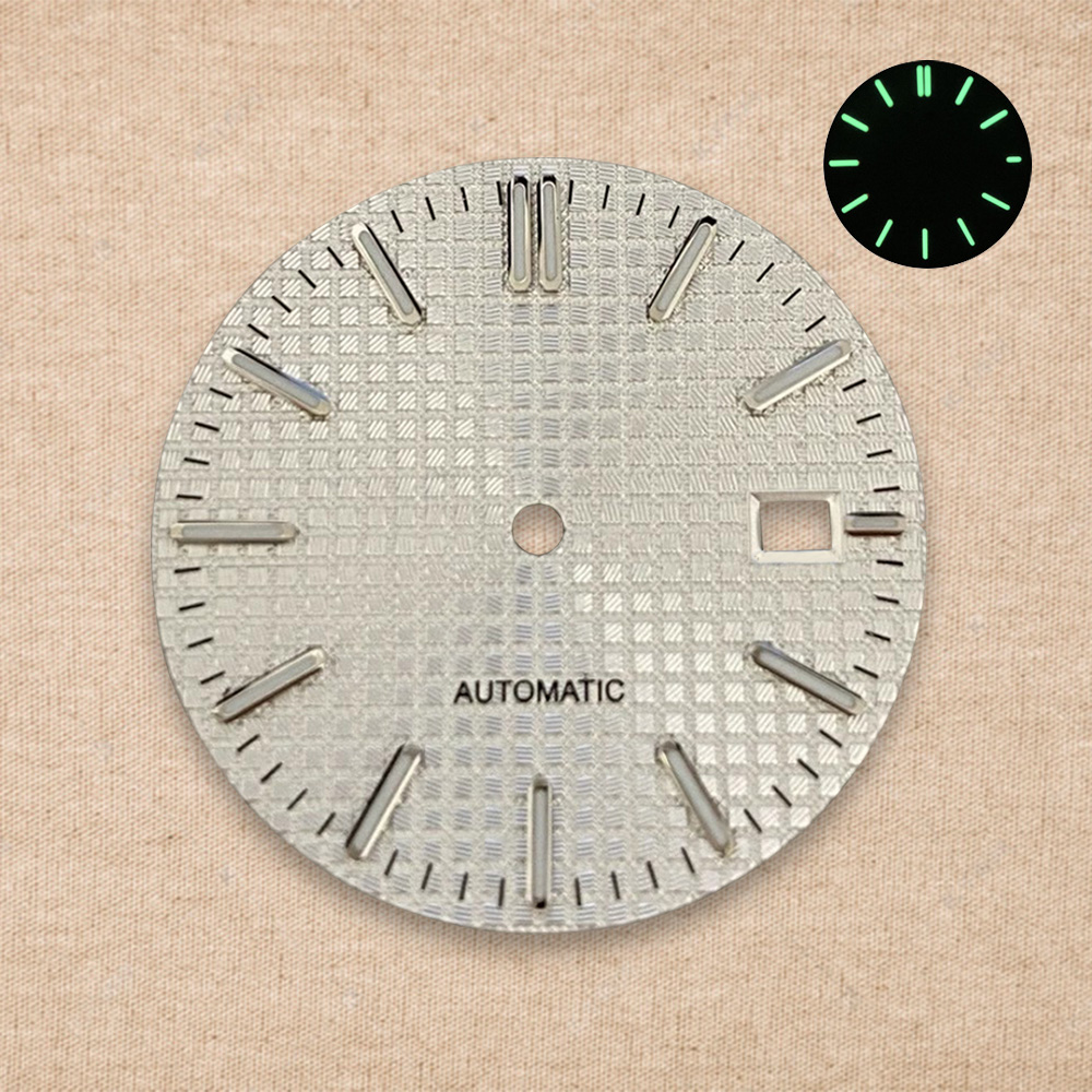 31.8mm S Logo Oak Dial Fit NH3 - مراجعة Luxury Watch Face وسعره