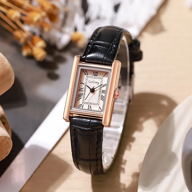 Famous Brand Women Watch Fashi - مراجعة Luxury Watch With Leather Strap وسعره