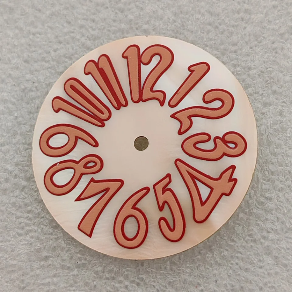 NH35 33.2mm Digital Watch Dial - مراجعة Cloisonne Enamel Dial وسعره