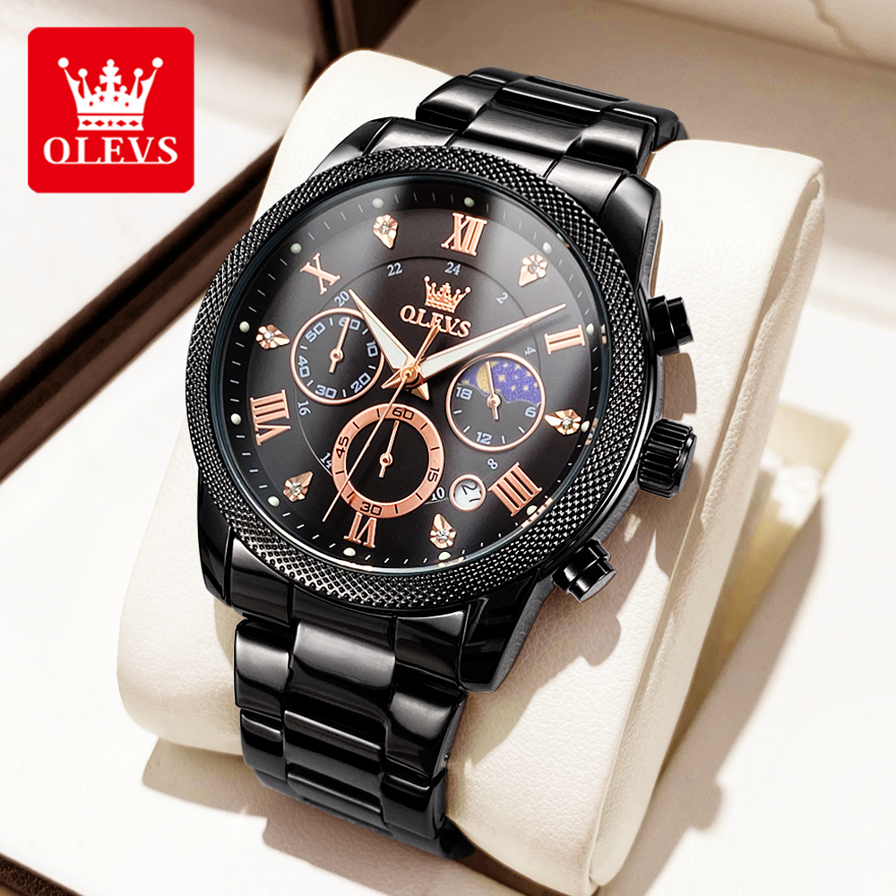 OLEVS Original Fashion Men's W - مراجعة Luxury Watch For Men وسعره