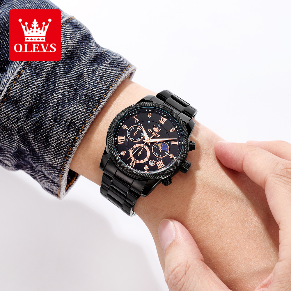 OLEVS Original Fashion Men's W - مراجعة Luxury Watch For Men وسعره