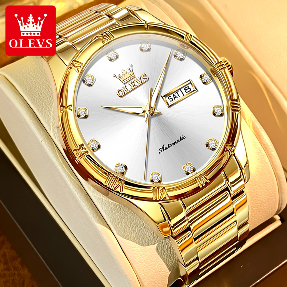 OLEVS Men's Watches Luxury Cas - مراجعة Luxury Watch For Men وسعره
