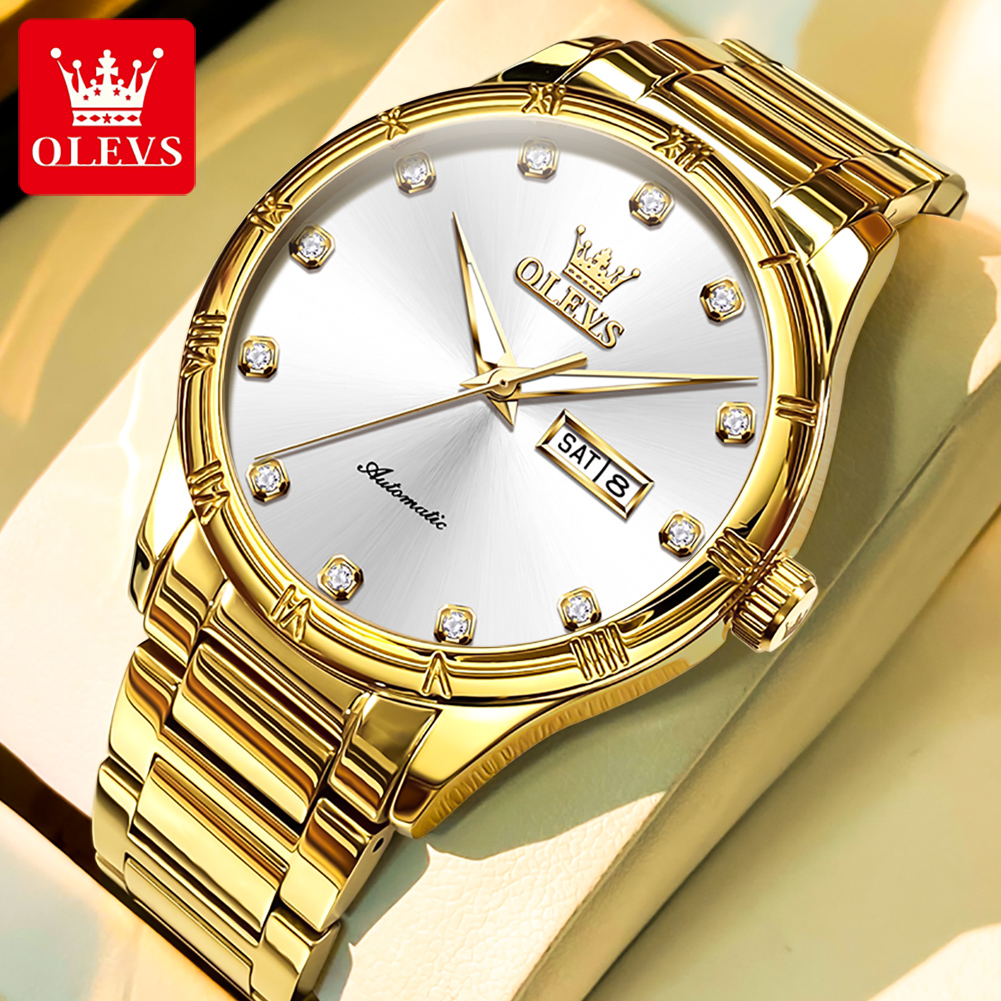 OLEVS Men's Watches Luxury Cas - مراجعة Luxury Watch For Men وسعره