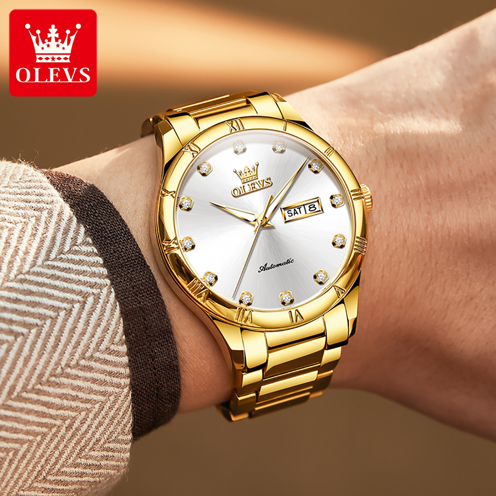 OLEVS Men's Watches Luxury Cas - مراجعة Luxury Watch For Men وسعره
