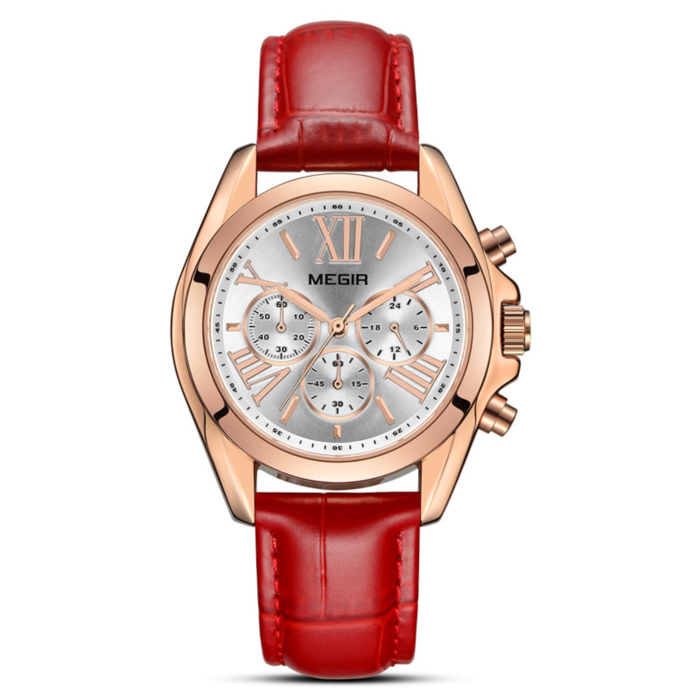 MEGIR New Luxury Leather Watch - مراجعة Luxury Watch وسعره