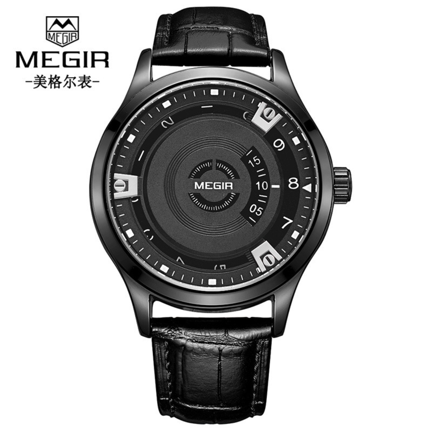 MEGIR Men Watches Luxury Leath - مراجعة Luxury Watch With Leather Strap وسعره