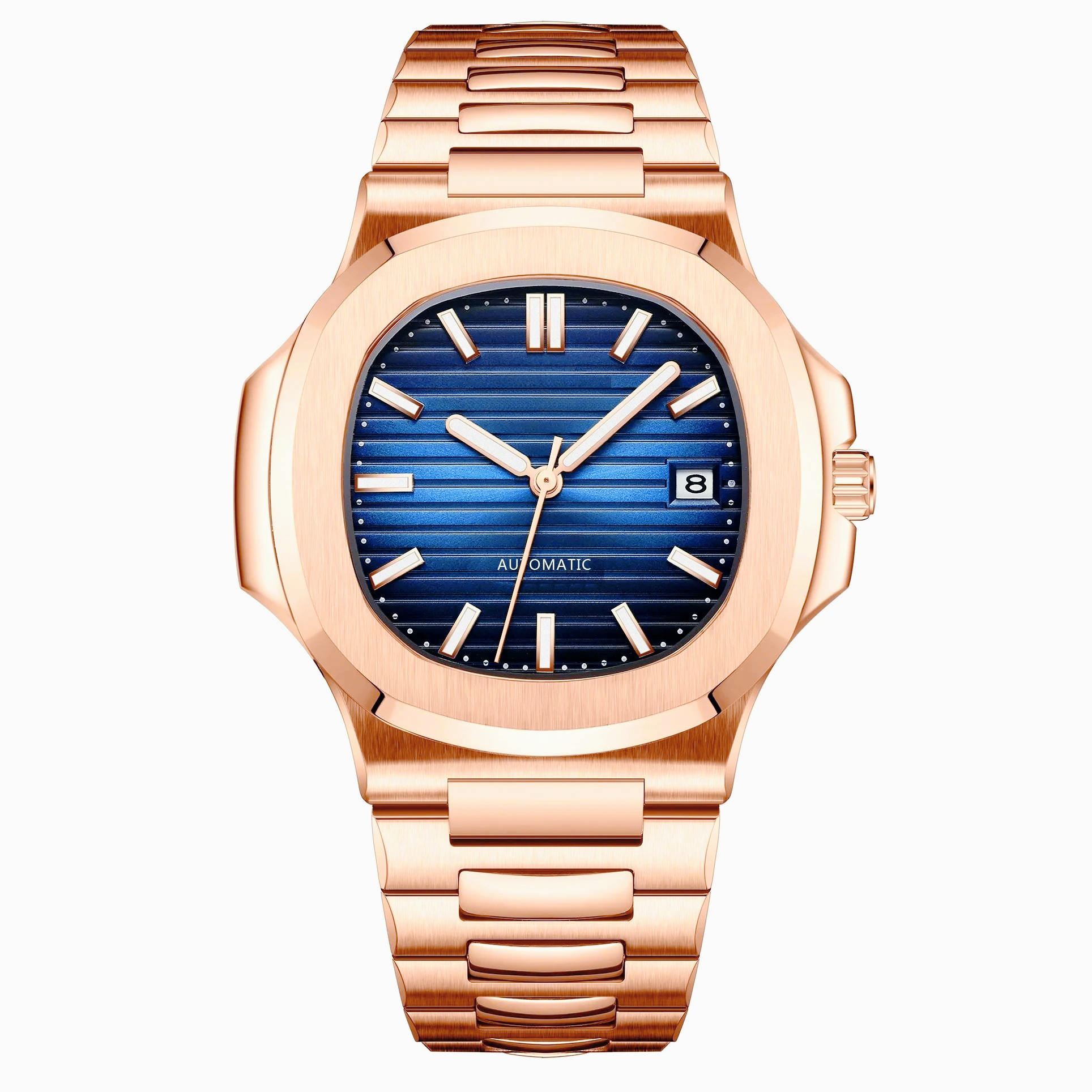904L Stainless Steel case, for - مراجعة Luxury Watch Gold And Black وسعره