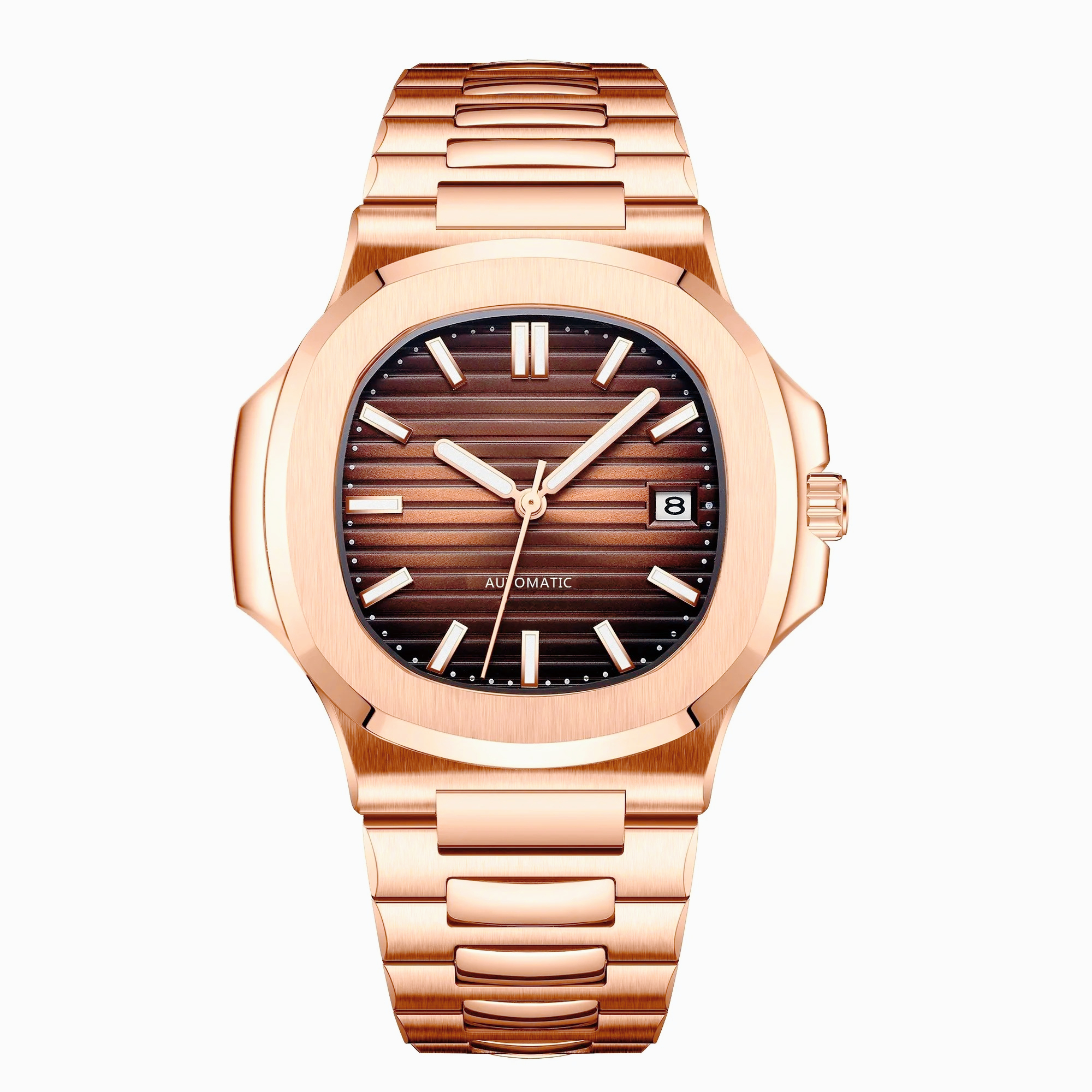 904L Stainless Steel case, for - مراجعة Luxury Watch Gold And Black وسعره