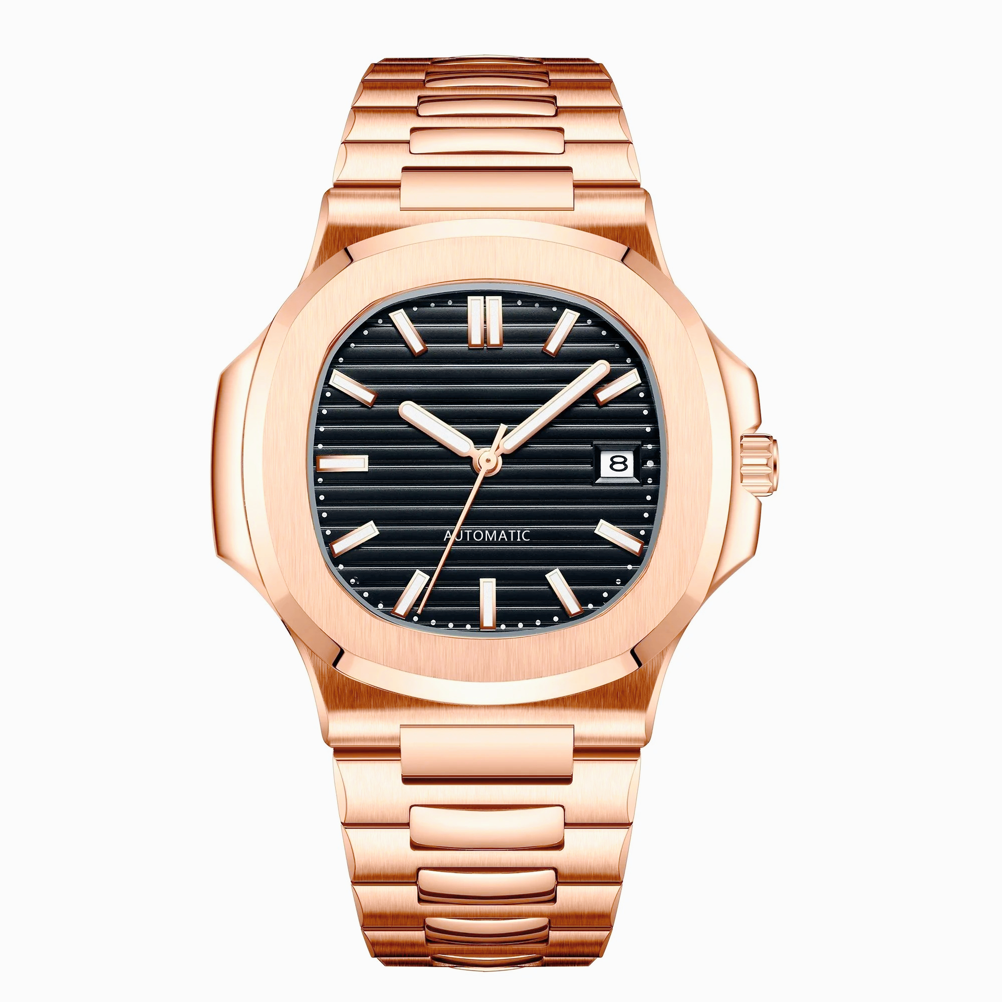 904L Stainless Steel case, for - مراجعة Luxury Watch Gold And Black وسعره