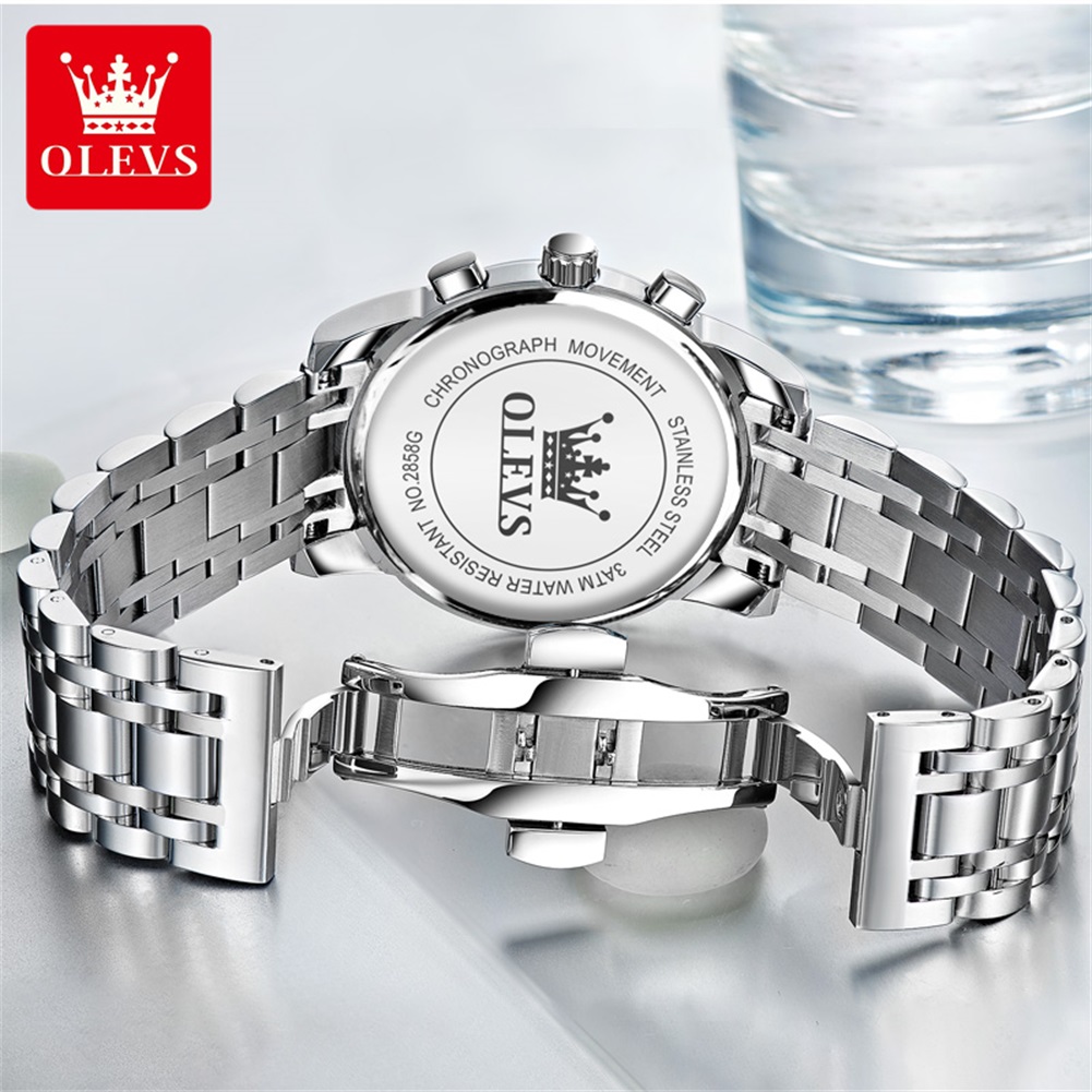 OLEVS Popular men's watches st - مراجعة Luxury Watch For Men وسعره
