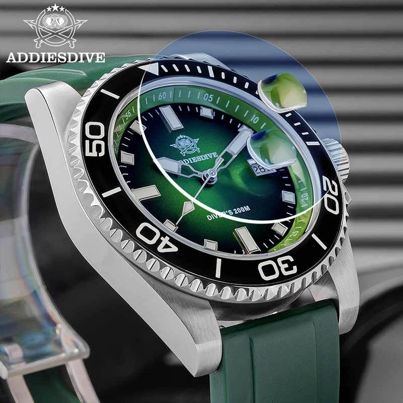 ADDIESDIVE New Men's Dive Watc - مراجعة Cloisonne Enamel Dial وسعره