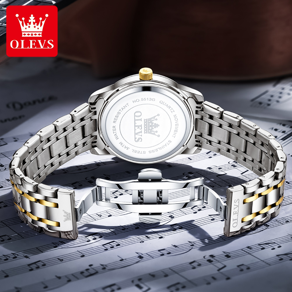 OLEVS Brand Fashion men's watc - مراجعة Luxury Watch For Men وسعره