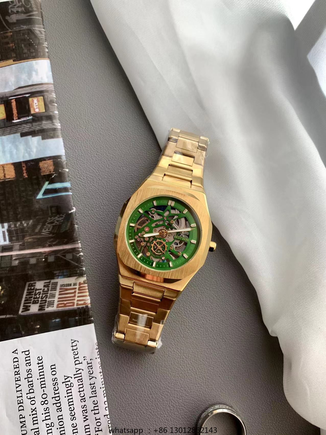 Steel strip waterproof persona - مراجعة Luxury Watch Square وسعره
