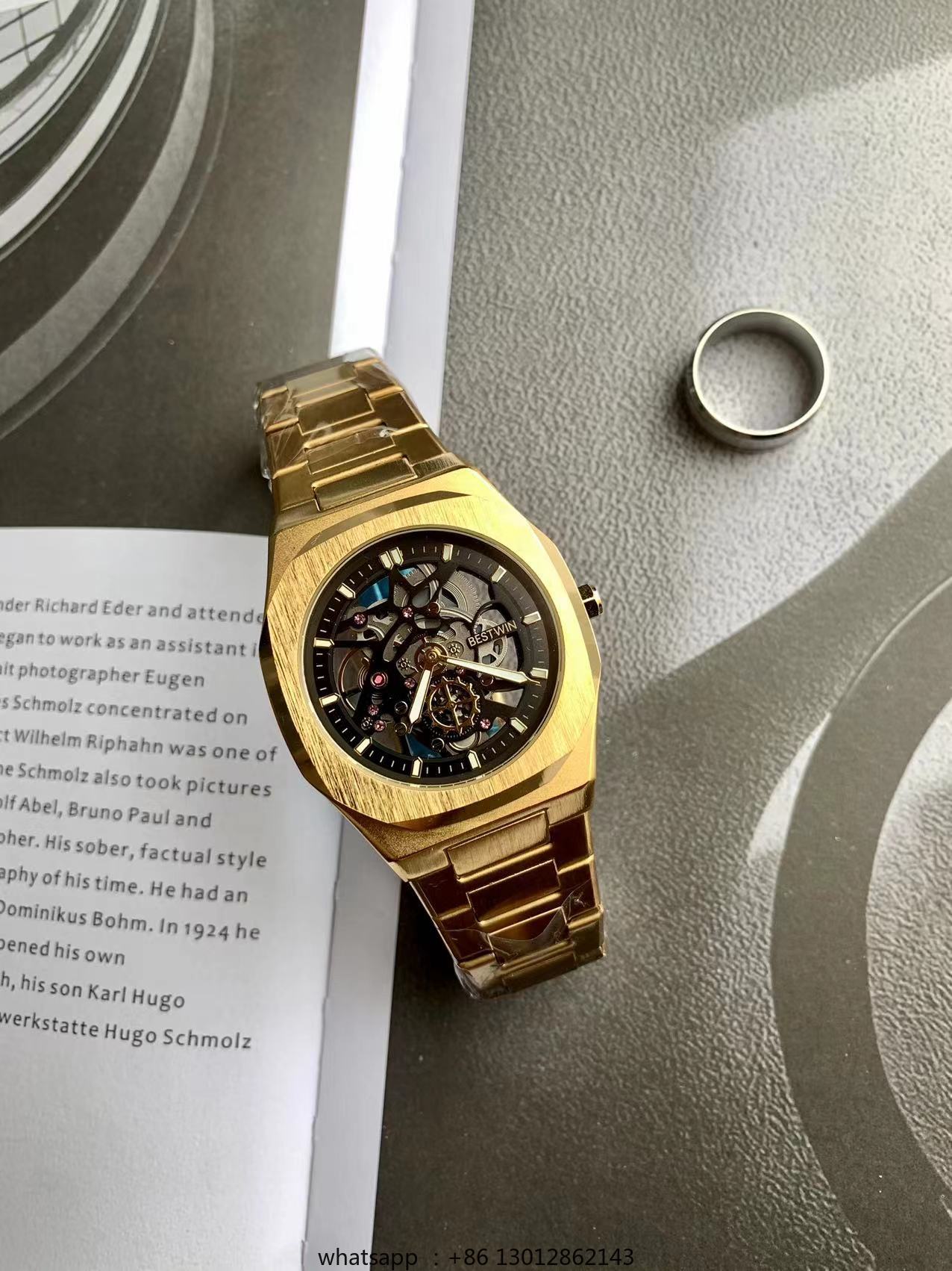 Steel strip waterproof persona - مراجعة Luxury Watch Square وسعره