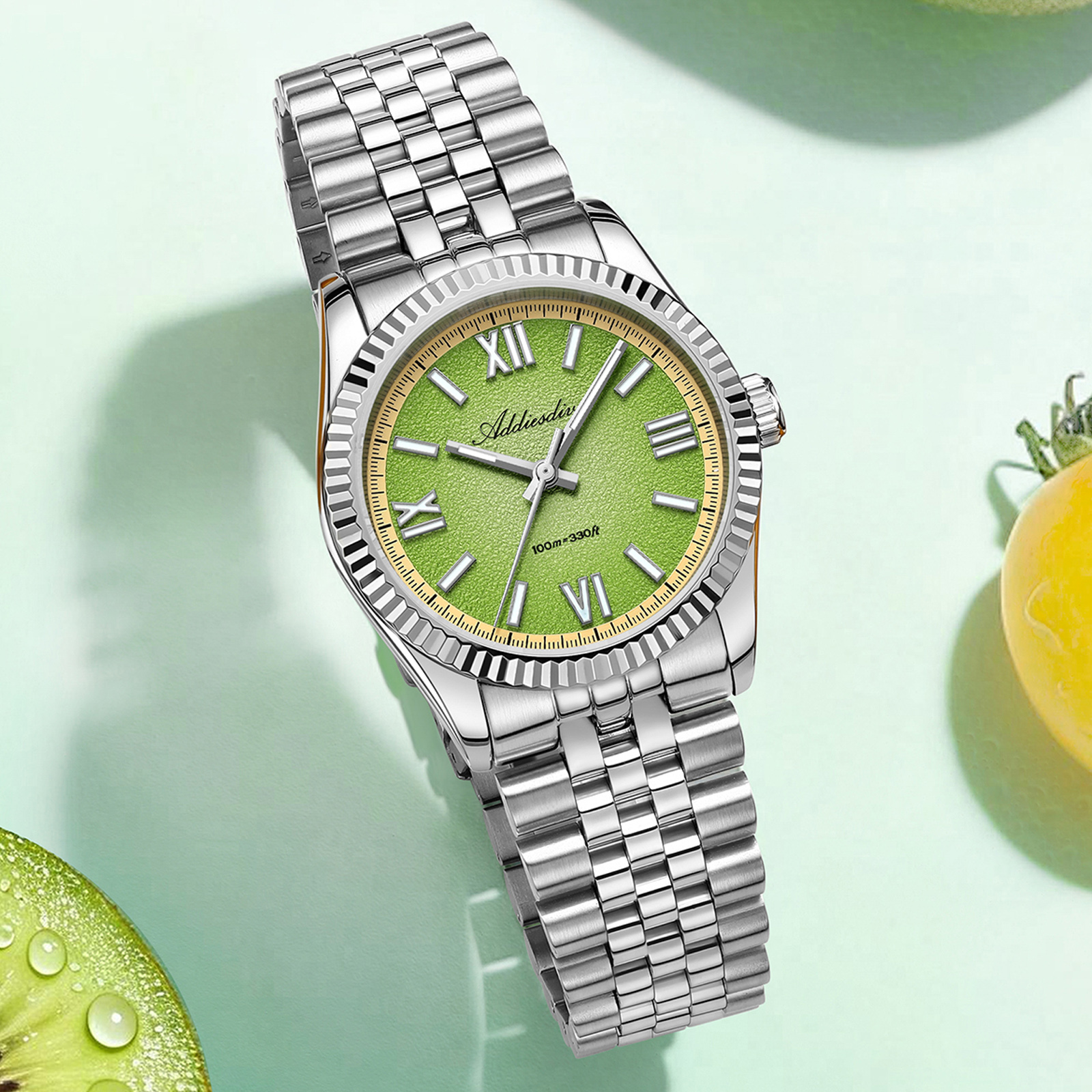 ADDIESDIVE Hight Quality Sapph - مراجعة Luxury Watch Box وسعره