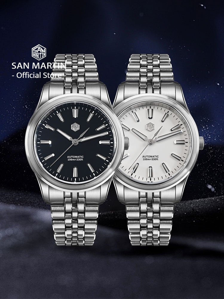 San Martin 36mm 39mm Gada Clas - مراجعة Cloisonne Enamel Dial وسعره