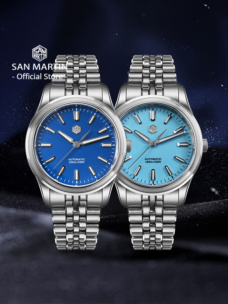 San Martin 36mm 39mm Gada Clas - مراجعة Cloisonne Enamel Dial وسعره