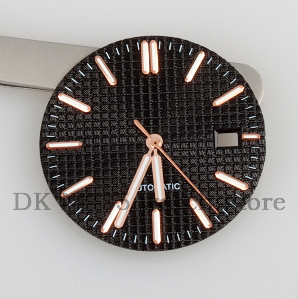 31.8mm NH35 Dial Hands Black B - مراجعة Luxury Watch Face وسعره