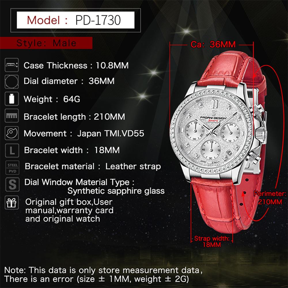 PAGANI DESIGN 1730 Fashion Mul - مراجعة Luxury Watch Box وسعره