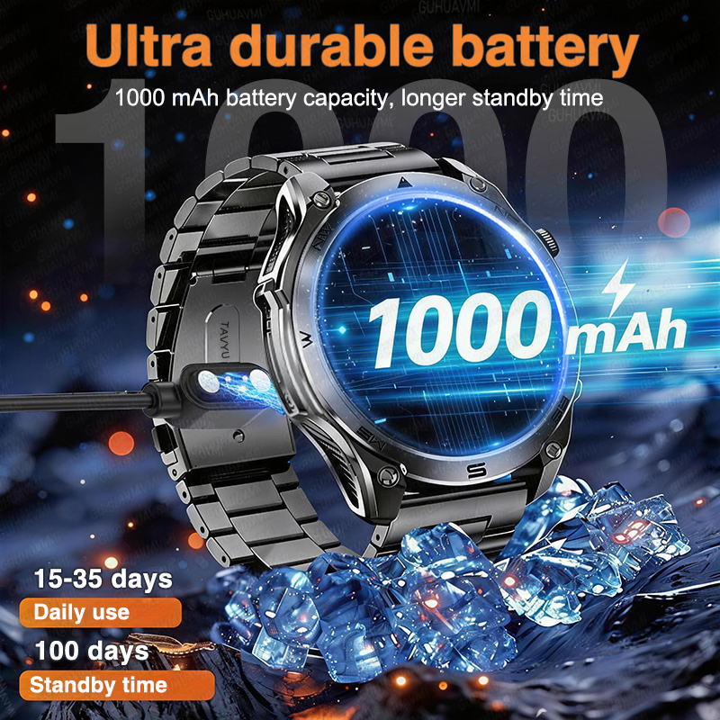 Tactical GPS Smart Watch Milit - مراجعة Gmt Dual Timezone Watch وسعره