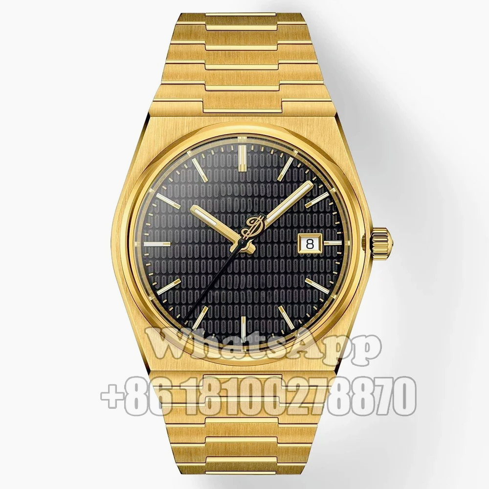 Stainless Steel case, for Luxu - مراجعة Luxury Watch Gold And Black وسعره