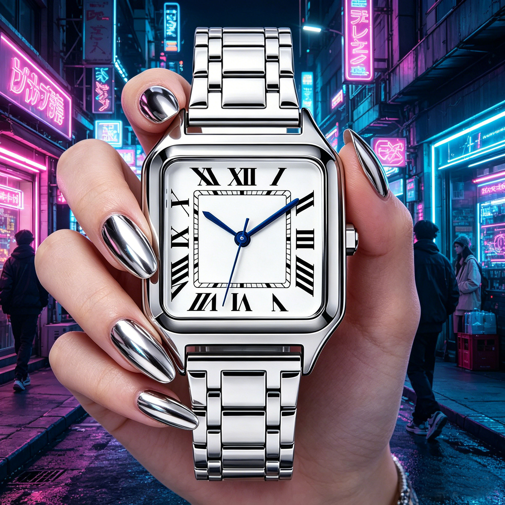 Ladies' square luxury watch, A - مراجعة Luxury Watch Square وسعره