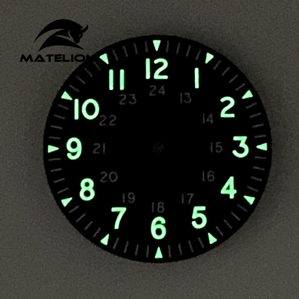 33.5mm Black Watch Dial Fit Fo - مراجعة Luxury Watch Face وسعره