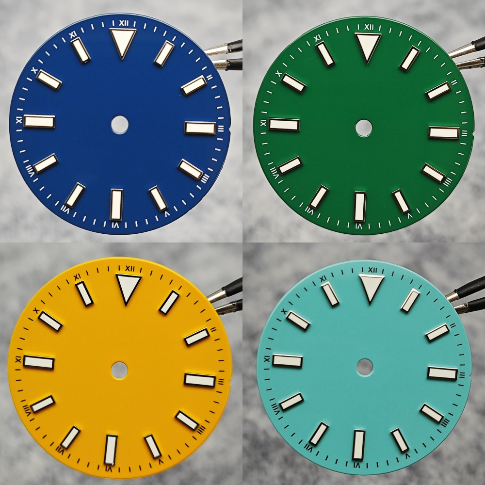 Enameled 28.5mm Watch Dial wit - مراجعة Cloisonne Enamel Dial وسعره