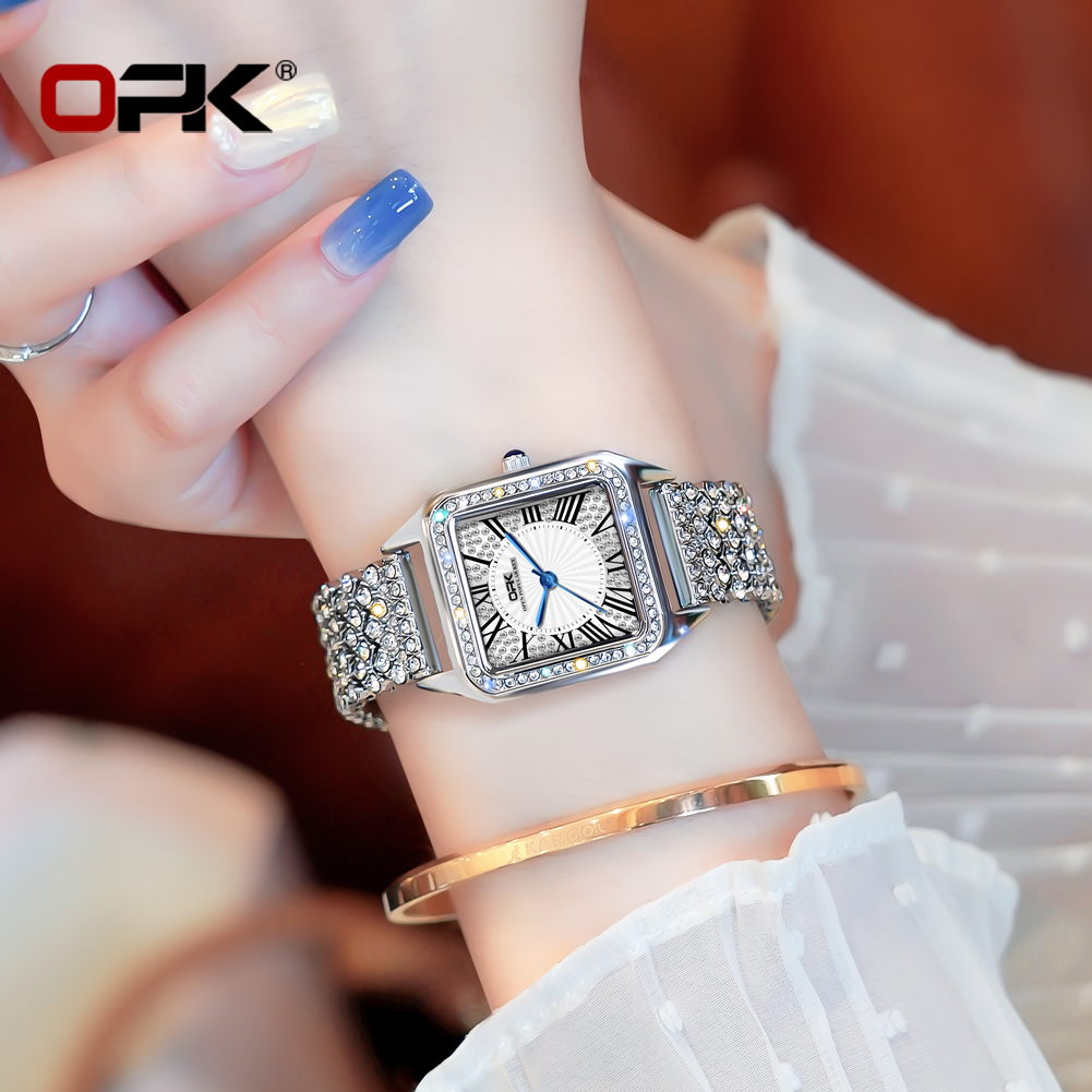 OPK 8619 Original Brand Women' - مراجعة Luxury Watch Square وسعره