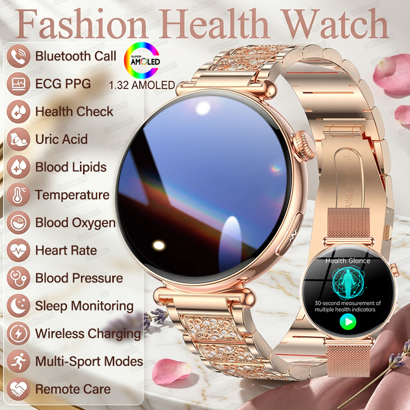 2026 New Women AI Smart Diagno - مراجعة Gmt Dual Timezone Watch وسعره