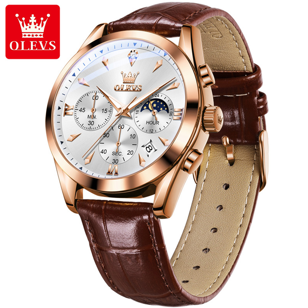 OLEVS Brand New Fashion Quartz - مراجعة Luxury Watch Name وسعره