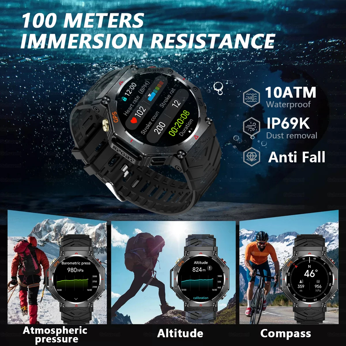 2026 New GPS Smart Watch Built - مراجعة Gmt Dual Timezone Watch وسعره