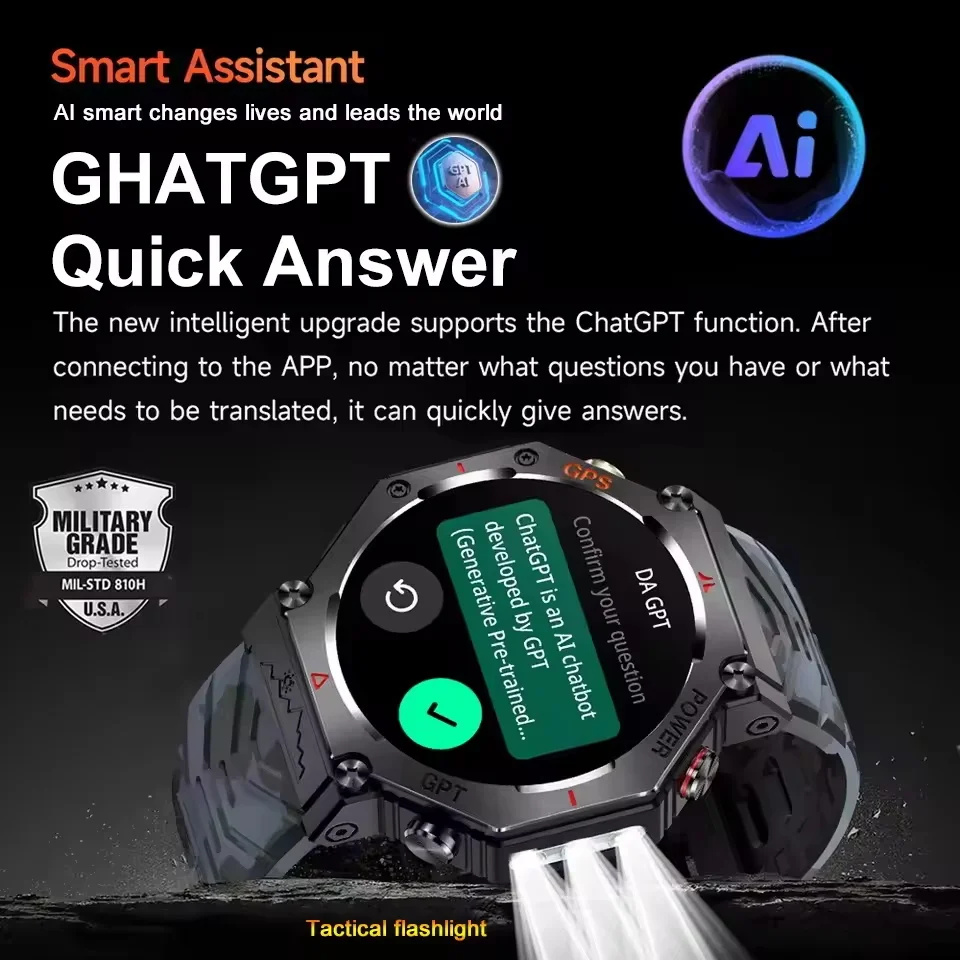 2026 New GPS Smart Watch Built - مراجعة Gmt Dual Timezone Watch وسعره