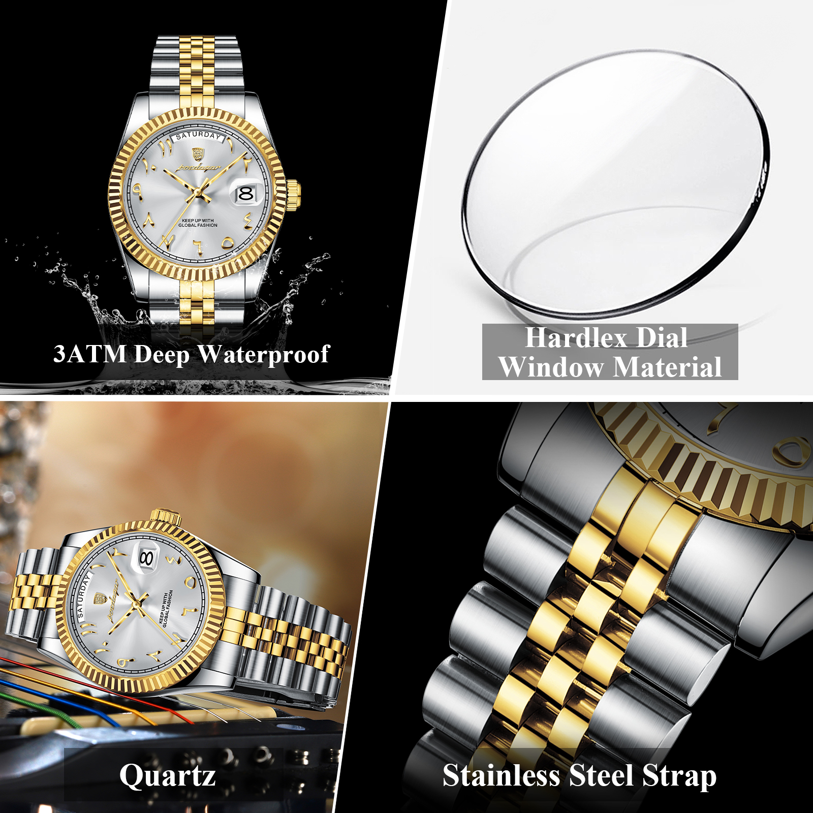 POEDAGAR Luxury Brand Man Cloc - مراجعة Luxury Watch Investment وسعره